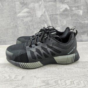 Reebok Fusion Flexweave Work Women Size 8 W Black Comp Toe  **Tried On**